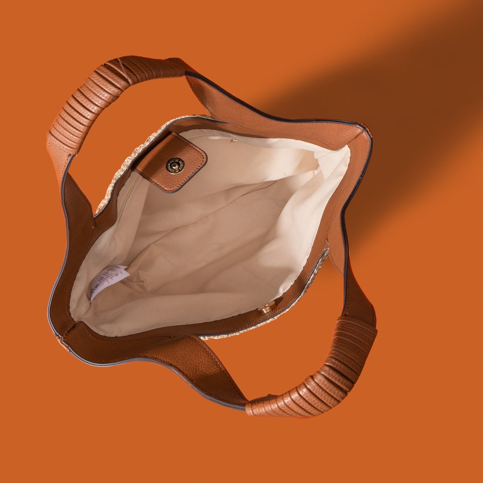 Accessorize London Women's Brown Woven Shoulder Bag – Stylish Everyday Handbag - Image 2