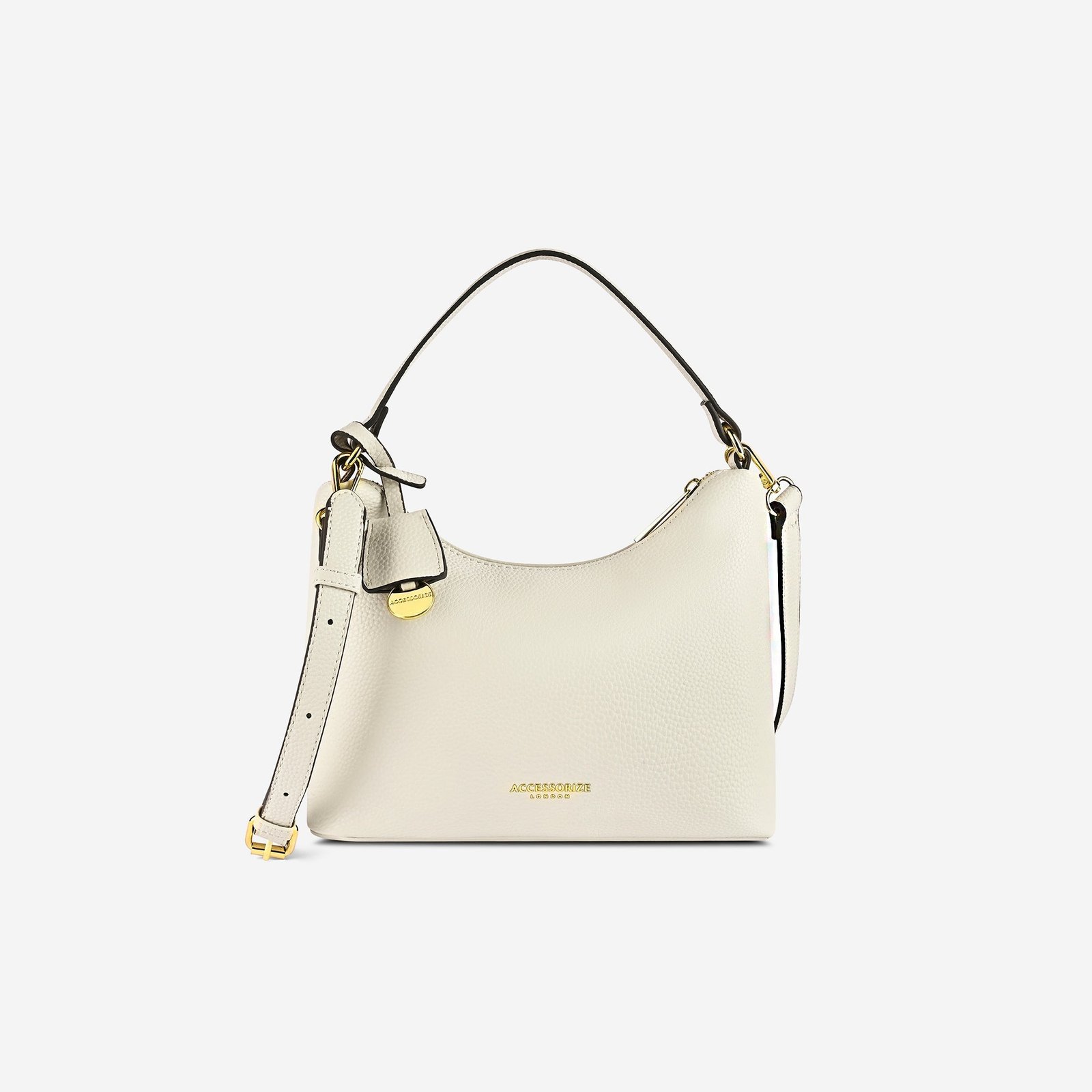 Accessorize London Women's Cream Dual Tone Satchel – Elegant Handbag for Work & Everyday Use - Image 5