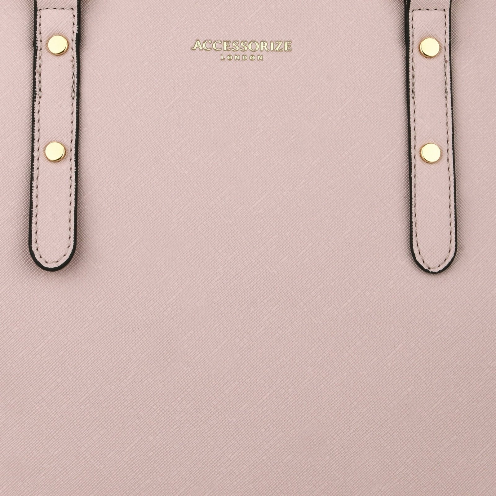 Accessorize London Women's Faux Leather Pink Venus Laptop Winged Tote Bag – Stylish Work & Everyday Handbag - Image 3