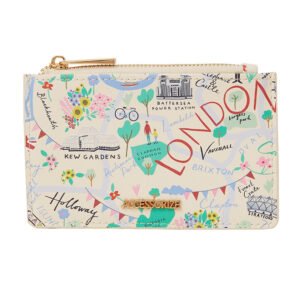 Accessorize London Multi-Color London Coin Purse | Compact Travel-Friendly Mini Wallet for Women