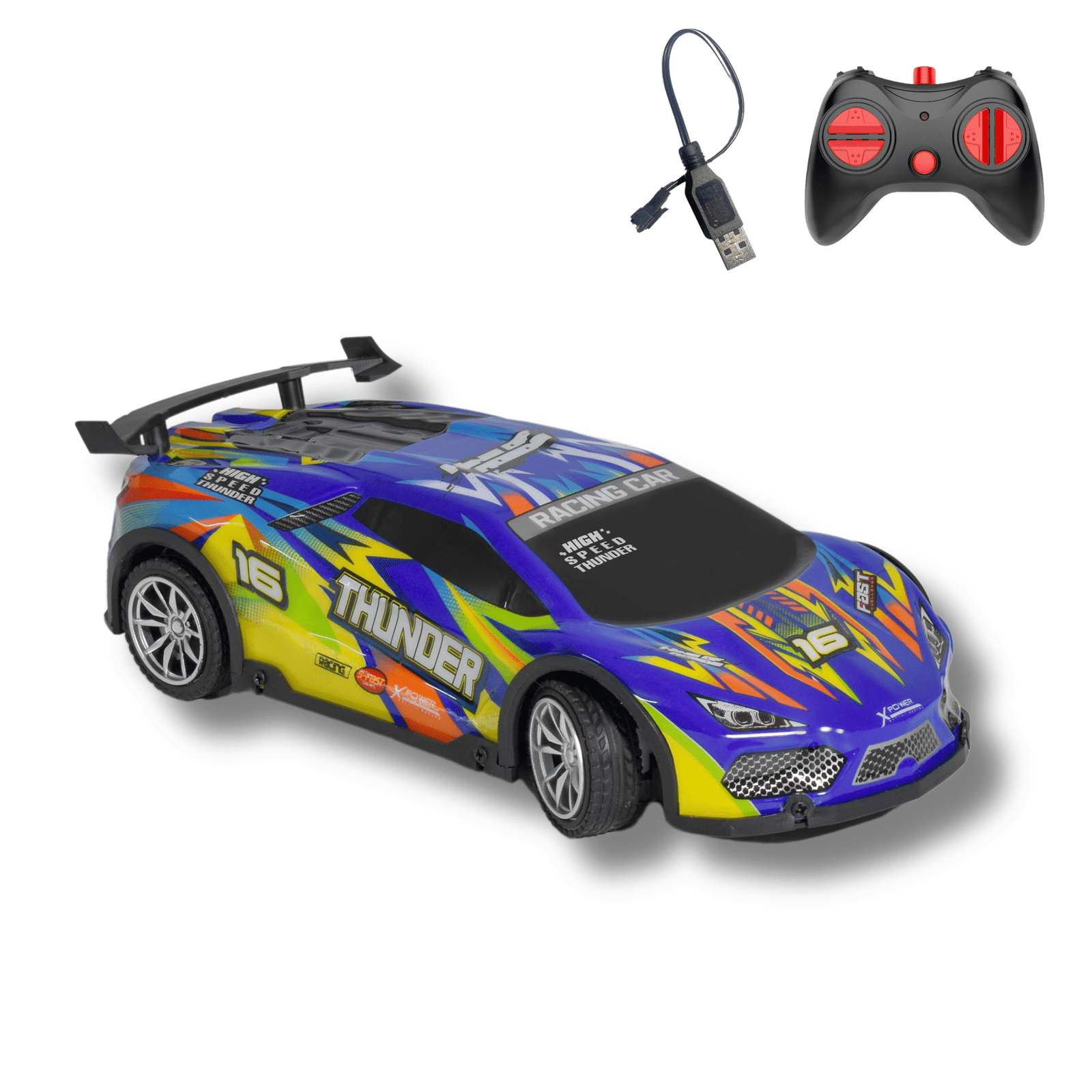 L.O.T Cars Thunder – Remote Control Race Car with Lights